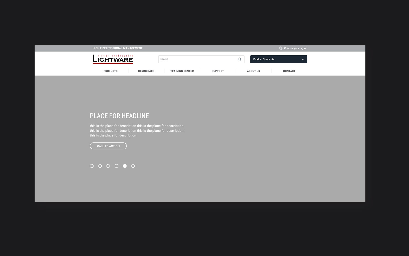 Home page carousel project 